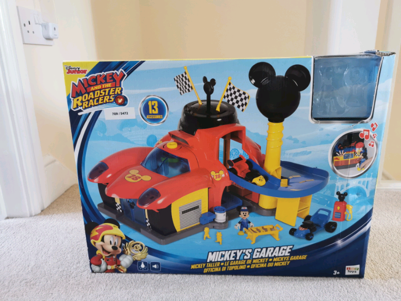 disney mickey mouse roadster racers garage
